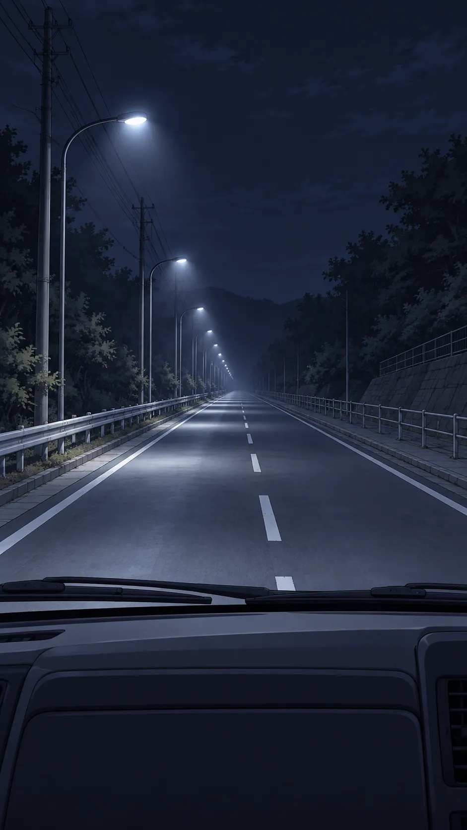 夜の道路